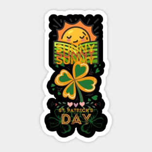 Sunny St Patrick's Day Sticker